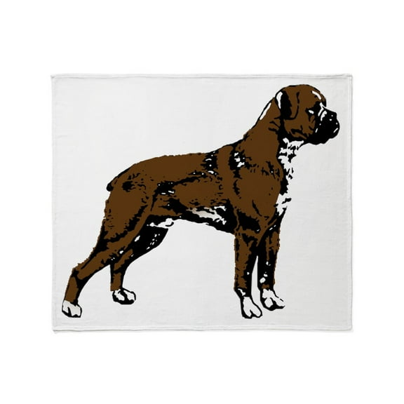 CafePress - Boxer Throw Blanket - Soft Fleece Throw Blanket, 50"x60" for All Ages