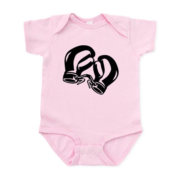 CafePress - Boxing Infant Bodysuit - Baby Light Bodysuit, Size Newborn - 24 Months