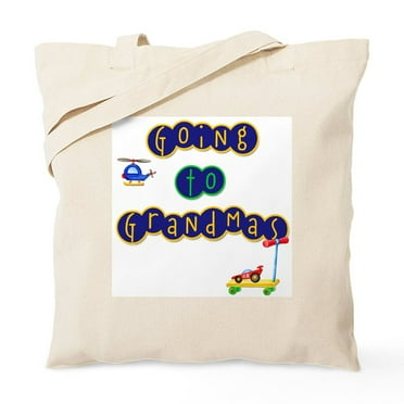 CafePress - Boy Going To Grandma's Tote Bag - Unisex Canvas Tote Bag, Beige, 1-Piece