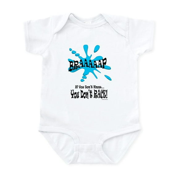CafePress - Braaaaap_Logoblue Body Suit - Baby Light Bodysuit, Size Newborn - 24 Months