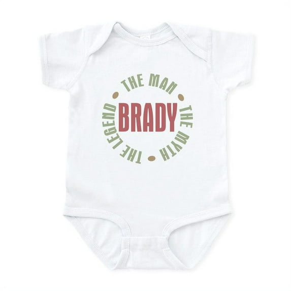 CafePress - Brady Man Myth Legend Infant Bodysuit - Baby Light Bodysuit, Size Newborn - 24 Months