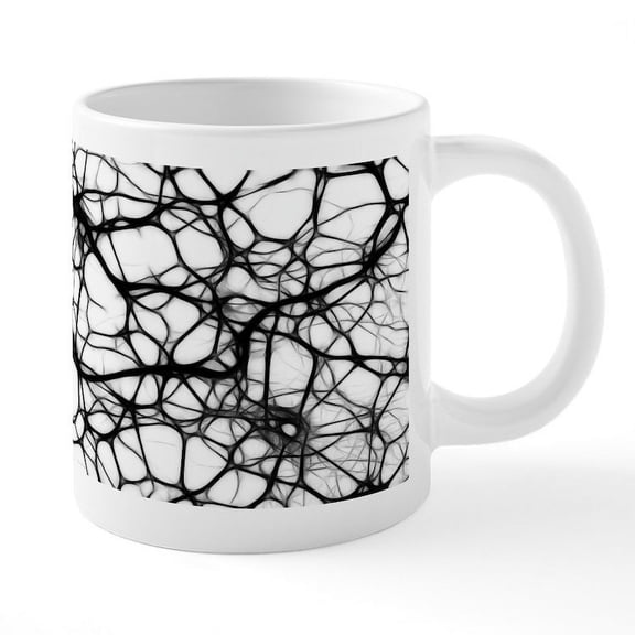 CafePress - Brain Neuron Photo Mugs - 20 Oz White Ceramic Mega Mug