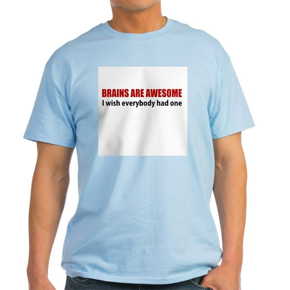 CafePress - Brains Are Awesome T Shirt - Men's Classic Graphic T-Shirt