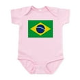 thumbnail image 1 of CafePress - Brazil Flag Body Suit - Baby Light Bodysuit, Size Newborn - 24 Months, 1 of 4