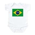 thumbnail image 1 of CafePress - Brazil Flag Body Suit - Baby Light Bodysuit, Size Newborn - 24 Months, 1 of 4