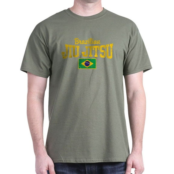 CafePress - Brazilian Jiu Jitsu Dark T Shirt - Men's Classic Graphic Cotton T-Shirt