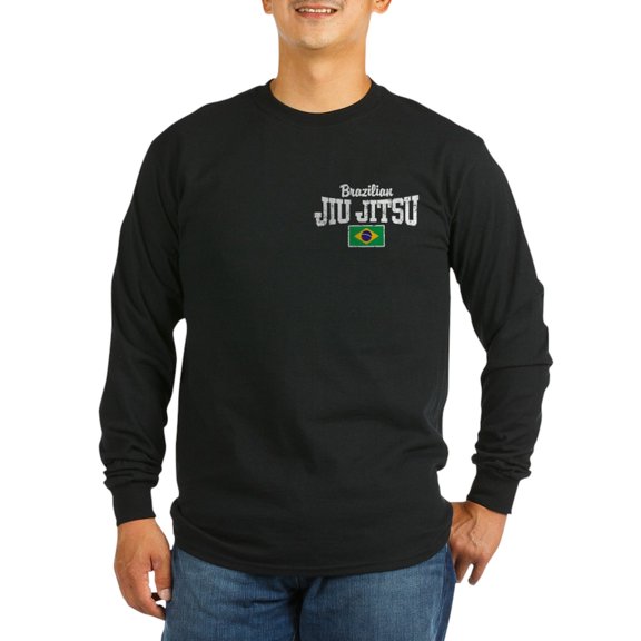 CafePress - Brazilian Jiu Jitsu Long Sleeve Dark T Shirt - Long Sleeve Dark T-Shirt