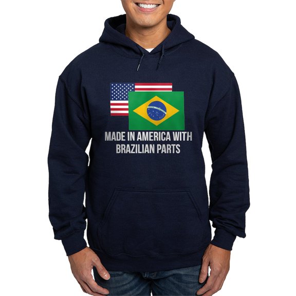 CafePress - Brazilian Parts Hoodie - Pullover Hoodie, Classic, Comfortable Hooded Sweatshirt