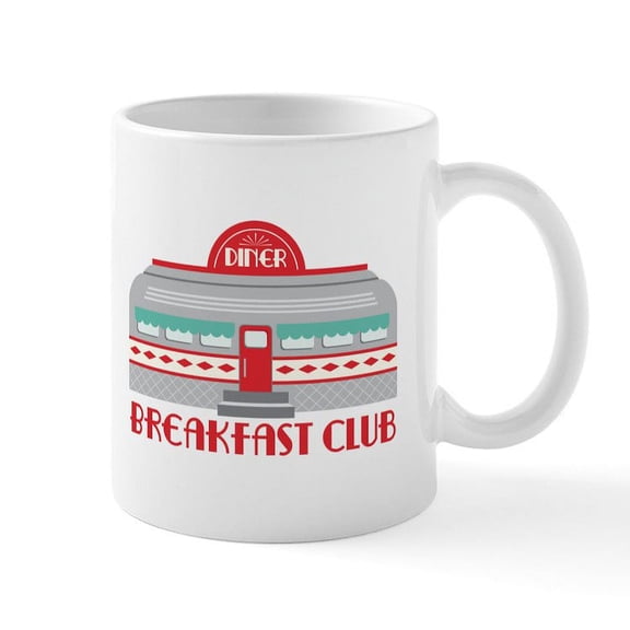 CafePress - Breakfast Club Mugs - 11 oz Ceramic Mug - Novelty Coffee Tea Cup