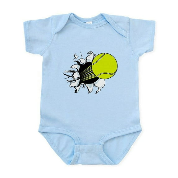 CafePress - Breakthrough Tennis Ball Infant Bodysuit - Baby Light Bodysuit, Size Newborn - 24 Months