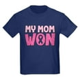 thumbnail image 1 of CafePress - Breast Cancer Awareness My Mom Won T Shirt - Dark T-Shirt Kids XS-XL, 1 of 4
