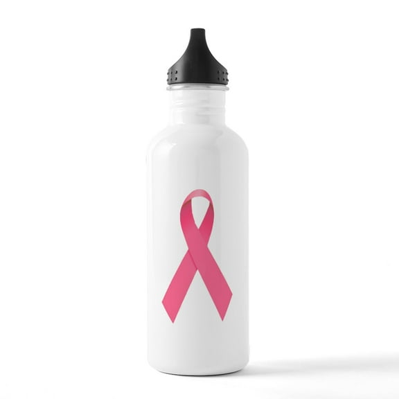 CafePress - Breast Cancer Awareness Ribbon Stainless Water Bot - Stainless Steel Water Bottle, Sports Bottle, 1.0L