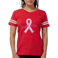 thumbnail image 1 of CafePress - Breast Cancer Awareness Survivor T Shirt - Womens Football Shirt, 1 of 4