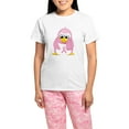 thumbnail image 1 of CafePress - Breast Cancer Pink Penguin Women's Light Pajamas - Women's Short Sleeve Print T-Shirt and Pants Light Cotton Pajama Set, 1 of 7