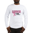 thumbnail image 1 of CafePress - Breast Cancer Survivor 17 Years Long Sleeve T Shir - Unisex Cotton Long Sleeve T-Shirt, 1 of 4