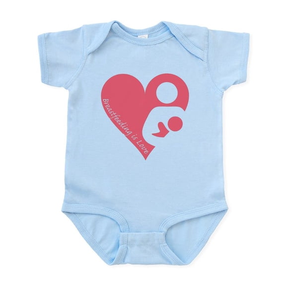 CafePress - Breastfeeding Is Love Infant Bodysuit - Baby Light Bodysuit, Size Newborn - 24 Months