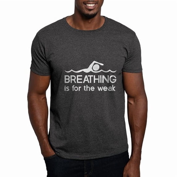 CafePress - Breathing Is For The Weak T Shirt - Men's Classic Cotton T-Shirts