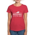 thumbnail image 1 of CafePress - Breathing Is For The Weak T Shirt - Women's Traditional Fit Dark T-Shirt, 1 of 4