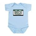 thumbnail image 1 of CafePress - Breck License Plate Infant Bodysuit - Baby Light Bodysuit, Size Newborn - 24 Months, 1 of 4