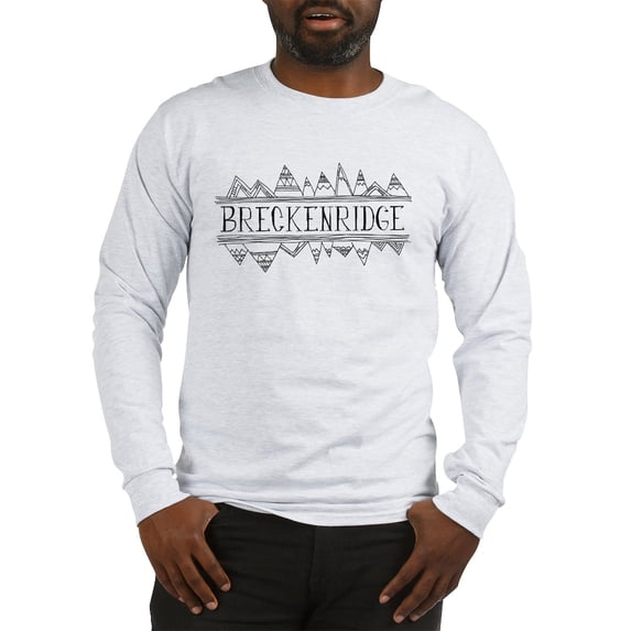 CafePress - Breckenridge Mountains Long Sleeve T Shirt - Unisex Cotton Long Sleeve T-Shirt