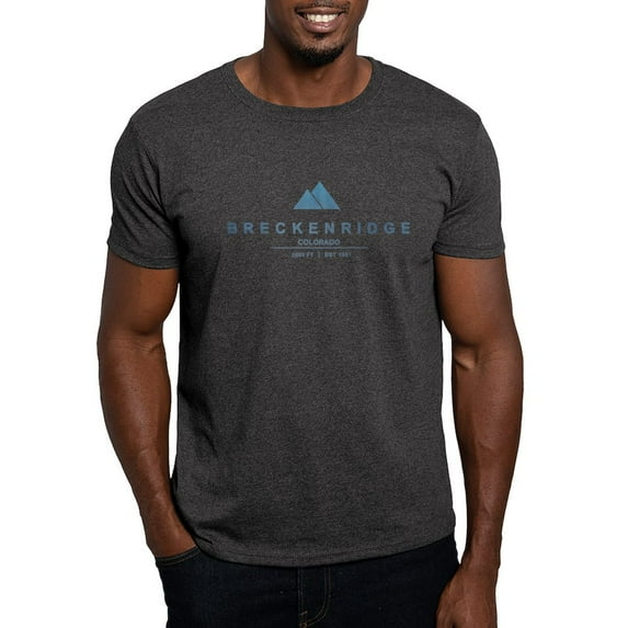 CafePress - Breckenridge Ski Resort Colorado T Shirt - Men's Classic Graphic Cotton T-Shirt