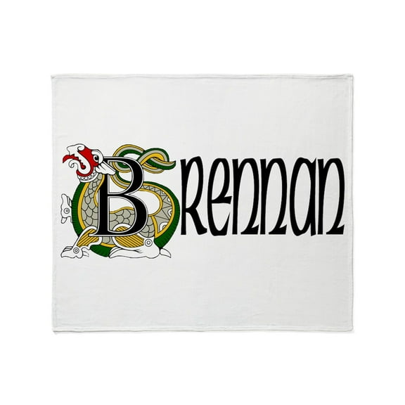 CafePress - Brennan Celtic Dragon Throw Blanket - Soft Fleece Throw Blanket, 50"x60" for All Ages