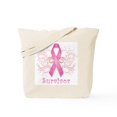 thumbnail image 1 of CafePress - Brest Cancer Survivor Tote Bag - Unisex Canvas Tote Bag, Beige, 1-Piece, 1 of 7