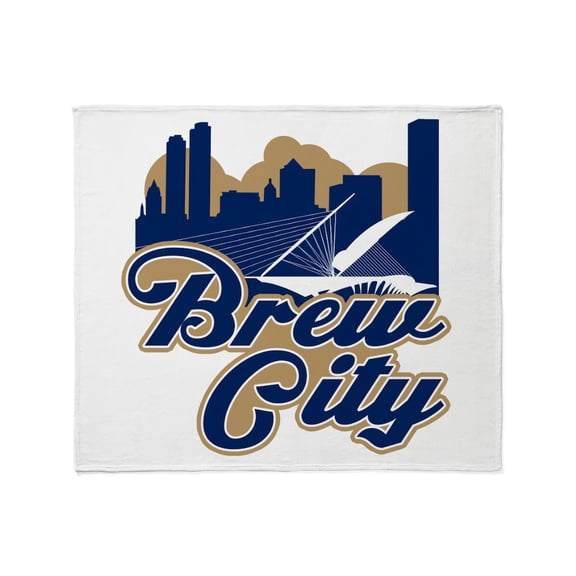 CafePress - Brew City Throw Blanket - Soft Fleece Throw Blanket, 50"x60" for All Ages