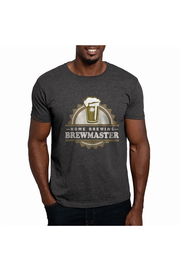 - Brewmaster Home Beer Brewer T Shirt - Men's Classic Cotton T-Shirts