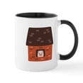 thumbnail image 1 of CafePress - Brick House Pig Mugs - 11 oz Ceramic Mug - Novelty Coffee Tea Cup, 1 of 4