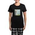 thumbnail image 1 of CafePress - Bride And Groom Pajamas - Women's Short Sleeve Print T-Shirt and Pants Dark Cotton Pajama Set, 1 of 7