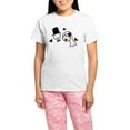 thumbnail image 1 of CafePress - Bride And Groom Women's Light Pajamas - Women's Short Sleeve Print T-Shirt and Pants Light Cotton Pajama Set, 1 of 7