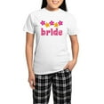 thumbnail image 1 of CafePress - Bride Hawaiian Tropical Flowers Women's Light Paja - Women's Short Sleeve Print T-Shirt and Pants Light Cotton Pajama Set, 1 of 7