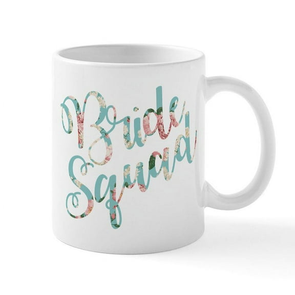 CafePress - Bride Squad - 11 oz Ceramic Mug - Novelty Coffee Tea Cup