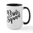 thumbnail image 1 of CafePress - Bride Squad Script - 15 oz Ceramic Large White Novelty Mug, 1 of 4