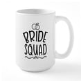 thumbnail image 1 of CafePress - Bride Squad Stacked - 15 oz Ceramic Large White Novelty Mug, 1 of 6