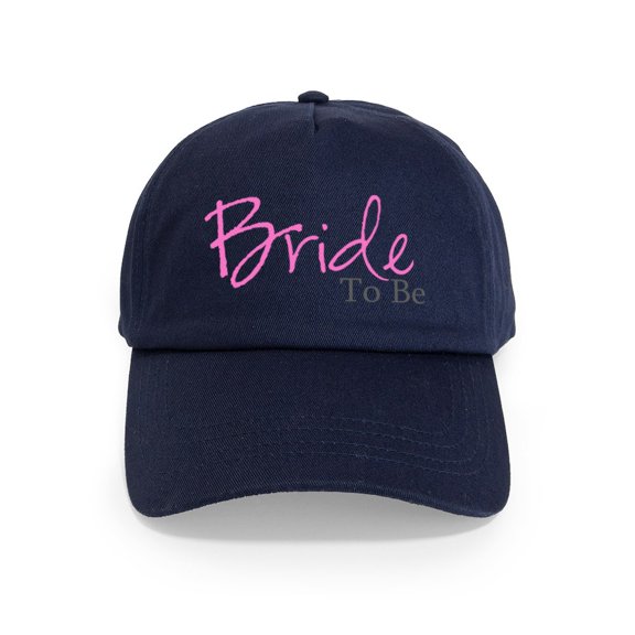 CafePress - Bride To Be (Pink Script) Cap - Adjustable 100% Brushed Unisex Casual Cotton Baseball Cap, Beige, 1