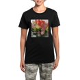 thumbnail image 1 of CafePress - Bride's Bouquet Pajamas - Women's Short Sleeve Print T-Shirt and Pants Dark Cotton Pajama Set, 1 of 7