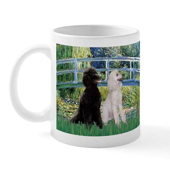 CafePress - Bridge / Std Poodle (Pr) Mug - 11 oz Ceramic Mug - Novelty Coffee Tea Cup