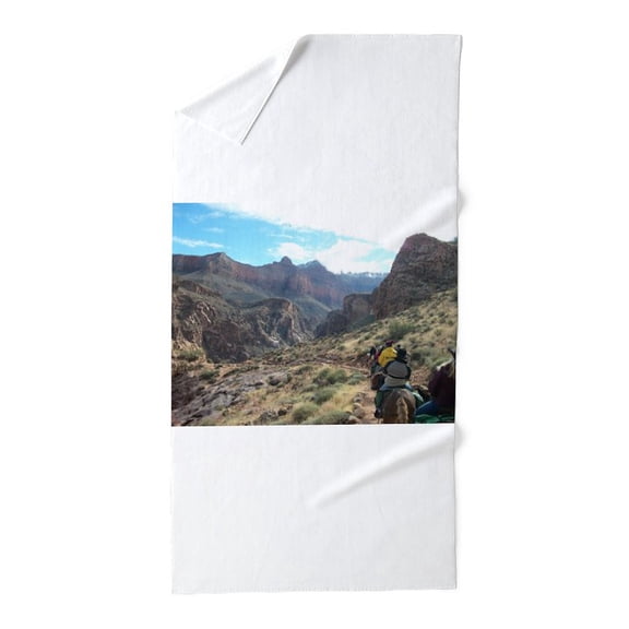 CafePress - Bright Angel Mule Ride To Phantom Ranc - Large Beach Towel, Soft 30"x60" Towel with Unique Design