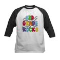 thumbnail image 1 of CafePress - Bright Colors 3Rd Grade Kids Baseball Jersey - Kids Cotton Baseball Jersey, 3/4 Sleeve Shirt, 1 of 4
