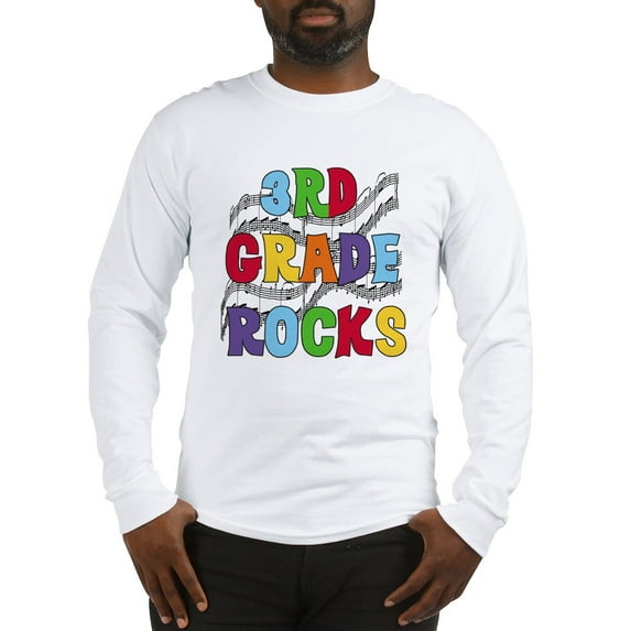 CafePress - Bright Colors 3Rd Grade Long Sleeve T Shirt - Unisex Cotton Long Sleeve T-Shirt