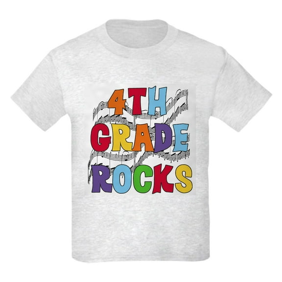 CafePress - Bright Colors 4Th Grade Kids T Shirt - Light T-Shirt Kids XS-XL