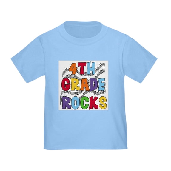 CafePress - Bright Colors 4Th Grade Toddler T Shirt - Cute Toddler T-Shirt, 100% Cotton