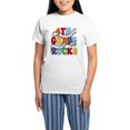 thumbnail image 1 of CafePress - Bright Colors 4Th Grade Women's Light Pajamas - Women's Short Sleeve Print T-Shirt and Pants Light Cotton Pajama Set, 1 of 7