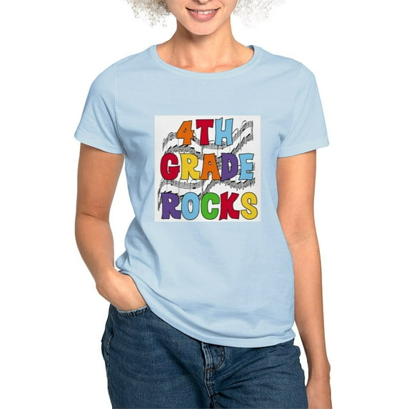 CafePress - Bright Colors 4Th Grade Women's Light T Shirt - Women's Classic T-Shirt