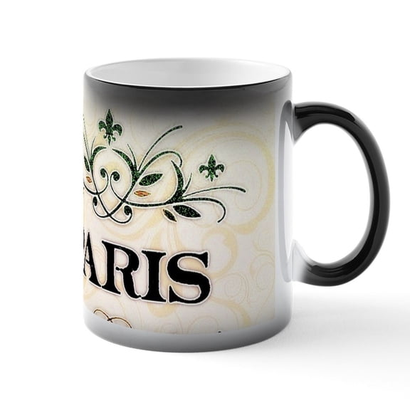 CafePress - Bright Paris Peacock - 11 oz Color Changing Magic Mug
