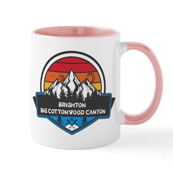 CafePress - Brighton Big Cottonwood Canyon Utah Mugs - 11 oz Ceramic Mug - Novelty Coffee Tea Cup
