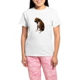thumbnail image 1 of CafePress - Brindle Boxer Photo Women's Light Pajamas - Women's Short Sleeve Print T-Shirt and Pants Light Cotton Pajama Set, 1 of 7