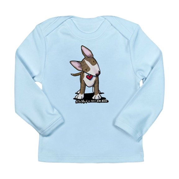 CafePress - Brindle Bull Terrier Long Sleeve Infant T Shirt - Long Sleeve Infant T-Shirt